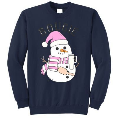 Boojee Snowman Bougie Snowman Stanley Tall Sweatshirt