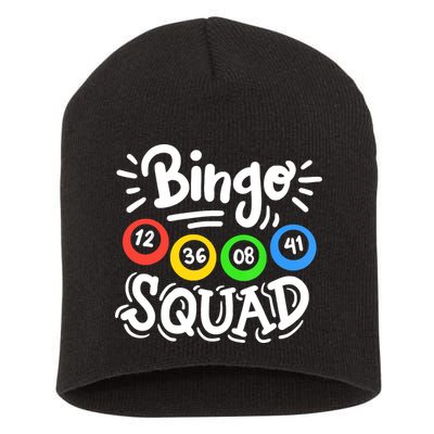 Bingo Squad Short Acrylic Beanie