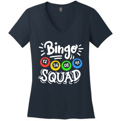 Bingo Squad Women's V-Neck T-Shirt