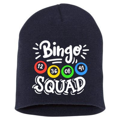 Bingo Squad Short Acrylic Beanie