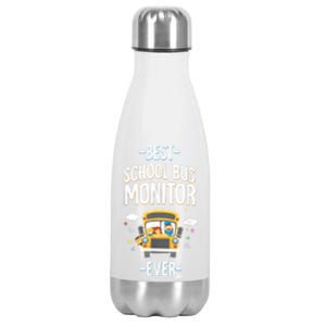 Best School Bus Monitor Ever Stainless Steel Insulated Water Bottle