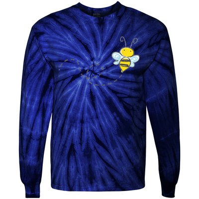 Beekeeper Shirts, Beekeeping Honeycomb Love For Bees Tie-Dye Long Sleeve Shirt