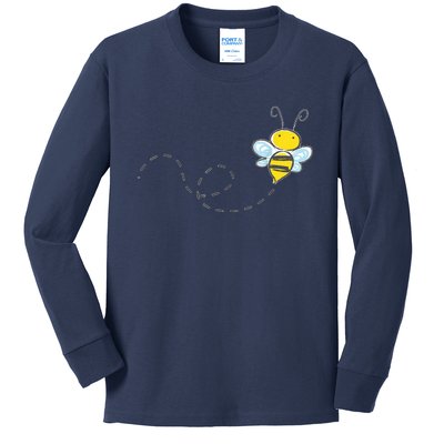 Beekeeper Shirts, Beekeeping Honeycomb Love For Bees Kids Long Sleeve Shirt