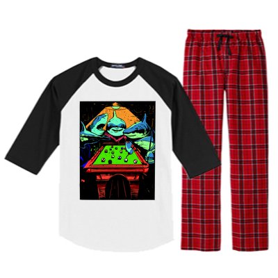 Billard Sharks Raglan Sleeve Pajama Set