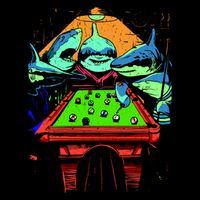 Billard Sharks Zip Tote Bag