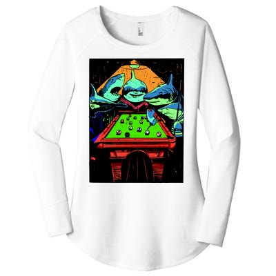 Billard Sharks Women's Perfect Tri Tunic Long Sleeve Shirt