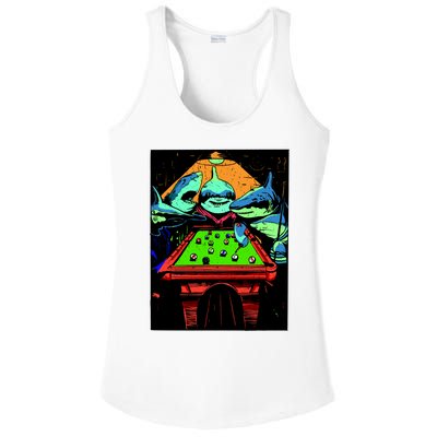 Billard Sharks Ladies PosiCharge Competitor Racerback Tank