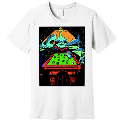 Billard Sharks Premium T-Shirt