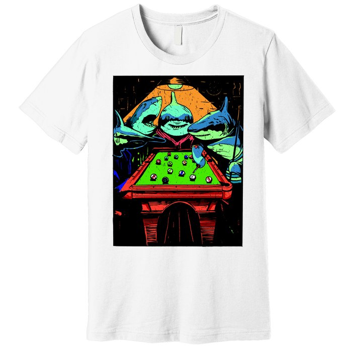 Billard Sharks Premium T-Shirt