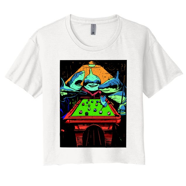 Billard Sharks Crop Top