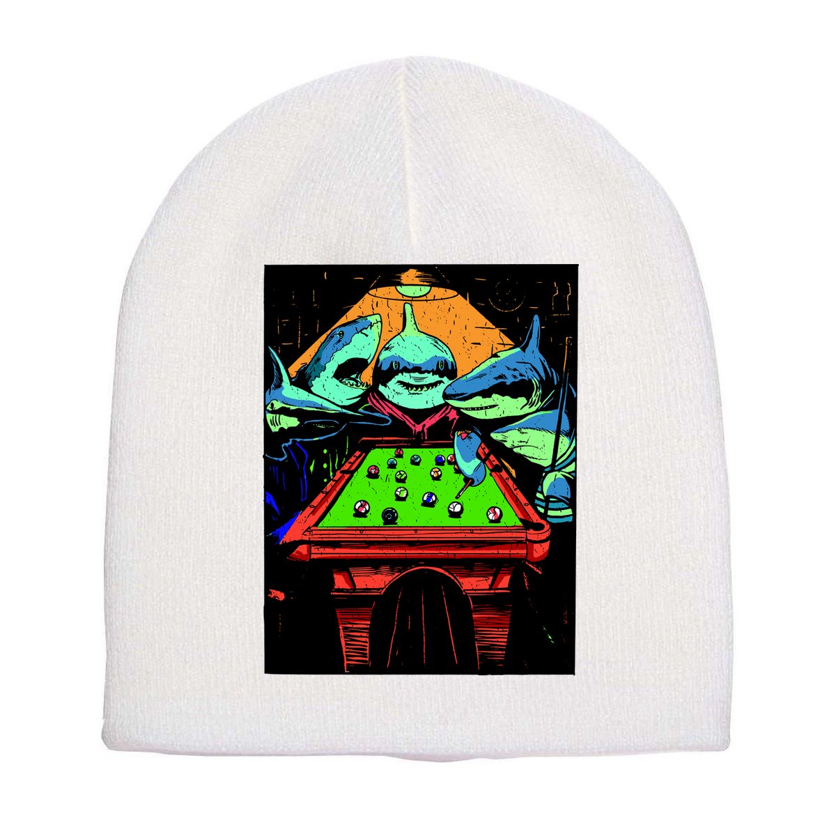 Billard Sharks Short Acrylic Beanie
