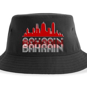 Bahrain Skyline Sustainable Bucket Hat