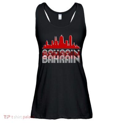 Bahrain Skyline Ladies Essential Flowy Tank
