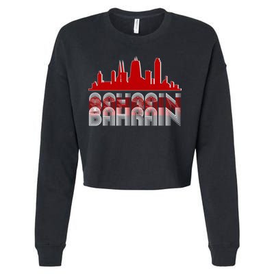 Bahrain Skyline Cropped Pullover Crew
