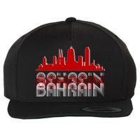 Bahrain Skyline Wool Snapback Cap