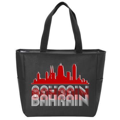 Bahrain Skyline Zip Tote Bag