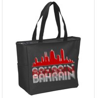 Bahrain Skyline Zip Tote Bag