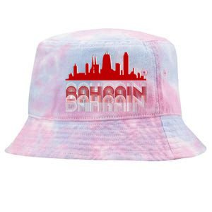 Bahrain Skyline Tie-Dyed Bucket Hat