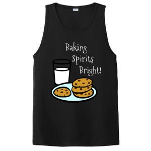 Baking Spirits Bright! Cookies And Milk Image Gift PosiCharge Competitor Tank