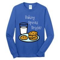 Baking Spirits Bright! Cookies And Milk Image Gift Tall Long Sleeve T-Shirt