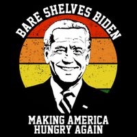 Bare Shelves Biden Making America Hungry Again Backpack