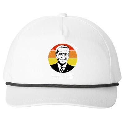 Bare Shelves Biden Making America Hungry Again Snapback Five-Panel Rope Hat