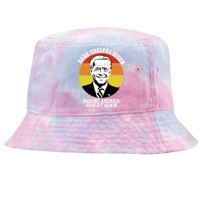 Bare Shelves Biden Making America Hungry Again Tie-Dyed Bucket Hat