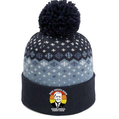 Bare Shelves Biden Making America Hungry Again The Baniff Cuffed Pom Beanie