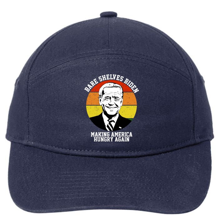 Bare Shelves Biden Making America Hungry Again 7-Panel Snapback Hat