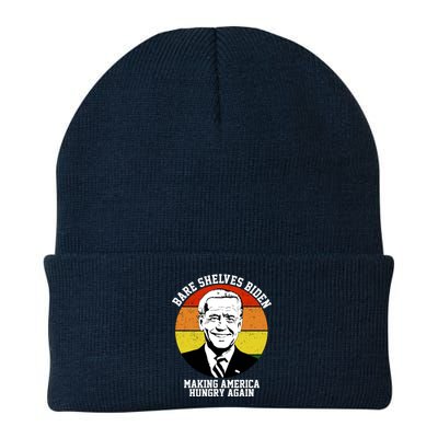 Bare Shelves Biden Making America Hungry Again Knit Cap Winter Beanie