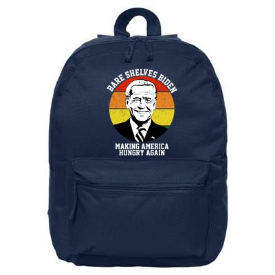 Bare Shelves Biden Making America Hungry Again 16 in Basic Backpack