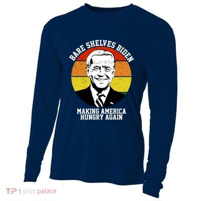 Bare Shelves Biden Making America Hungry Again Cooling Performance Long Sleeve Crew