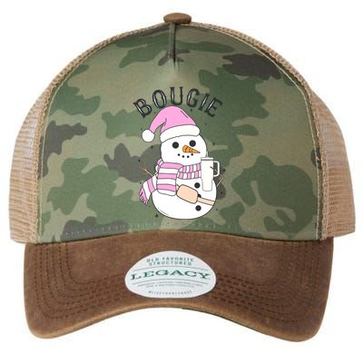 Boojee Snowman Bougie Snowman Stanley Legacy Tie Dye Trucker Hat