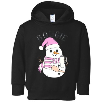 Boojee Snowman Bougie Snowman Stanley Toddler Hoodie