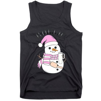 Boojee Snowman Bougie Snowman Stanley Tank Top