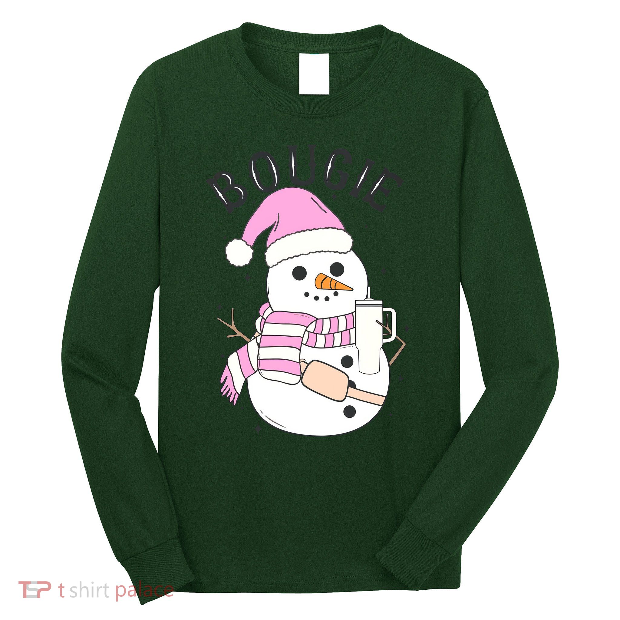 Boojee Snowman Bougie Snowman Stanley Long Sleeve Shirt