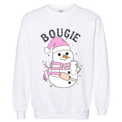 Boojee Snowman Bougie Snowman Stanley Garment-Dyed Sweatshirt