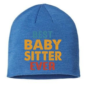 Best Sitter Care Worker Sitter Teacher Mother Gift Sustainable Beanie