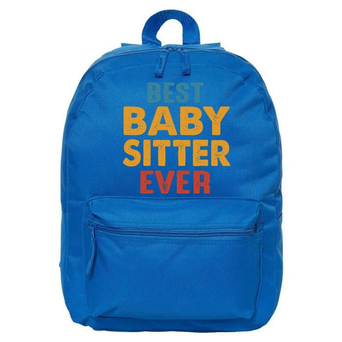 Best Sitter Care Worker Sitter Teacher Mother Gift 16 in Basic Backpack