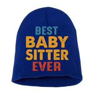 Best Sitter Care Worker Sitter Teacher Mother Gift Short Acrylic Beanie