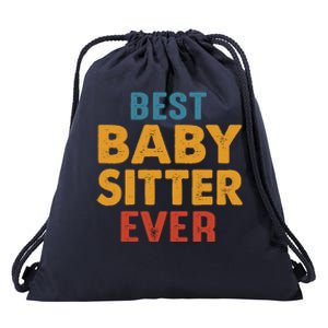 Best Sitter Care Worker Sitter Teacher Mother Gift Drawstring Bag