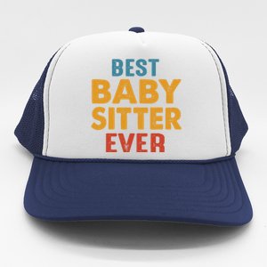 Best Sitter Care Worker Sitter Teacher Mother Gift Trucker Hat