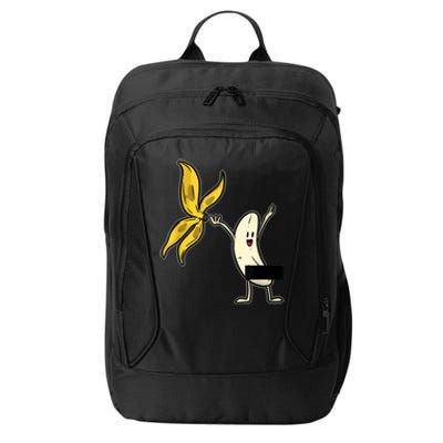 Banana Striptease Censored Naked Funny Adult City Backpack