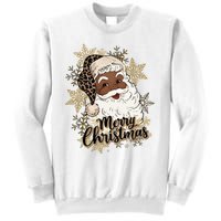 Black Santa Christmas African American Santa Sweatshirt