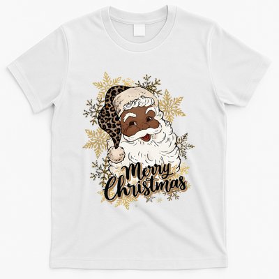 Black Santa Christmas African American Santa T-Shirt