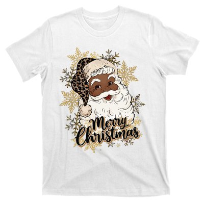 Black Santa Christmas African American Santa T-Shirt