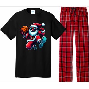 Basketball Santa Christmas Gift Pajama Set