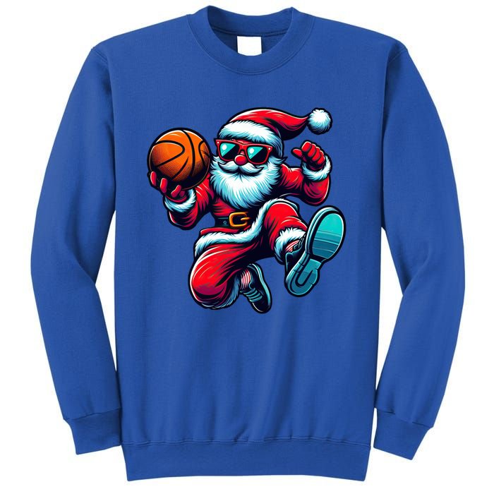 Basketball Santa Christmas Gift Sweatshirt