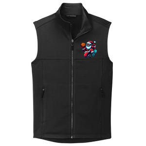 Basketball Santa Christmas Gift Collective Smooth Fleece Vest