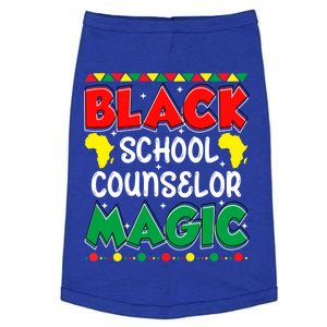 Black School Counselor Magic Black History Month Teacher Gift Doggie Tank